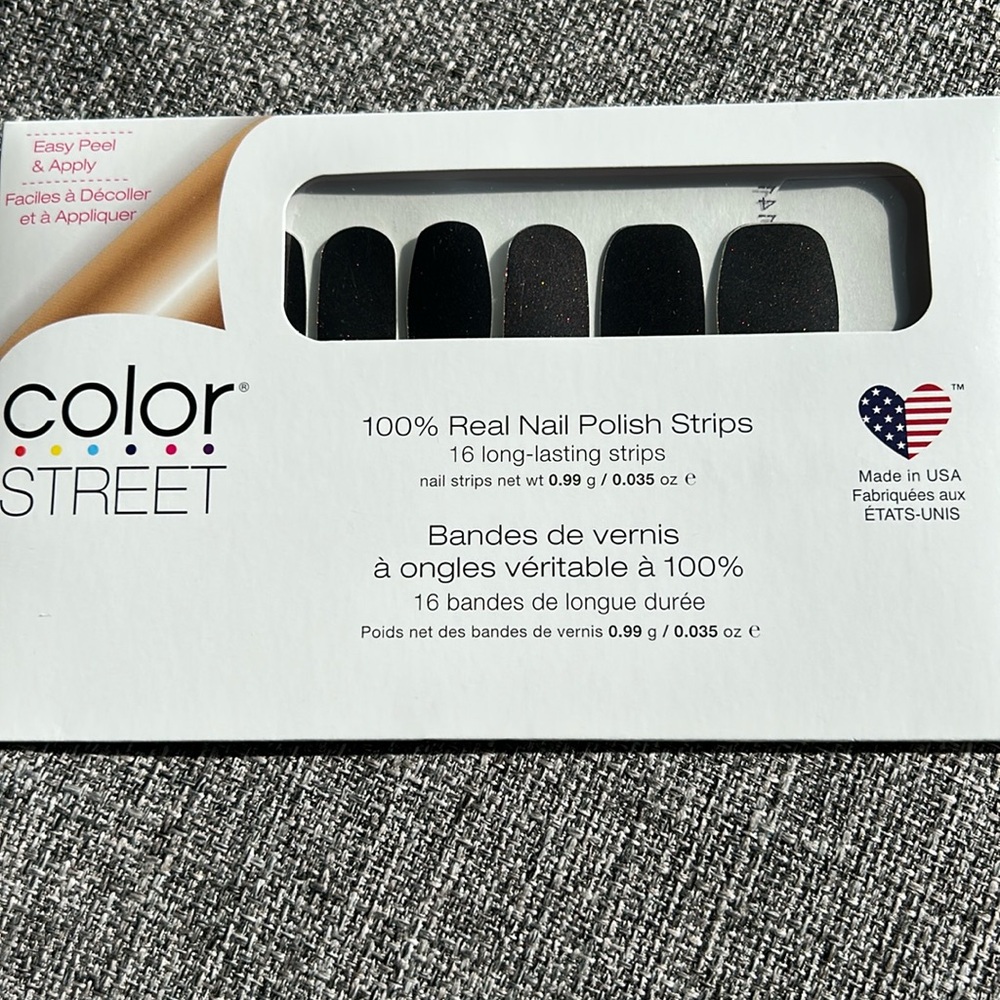 Color Street Nail Polish Strips, Dark Matter